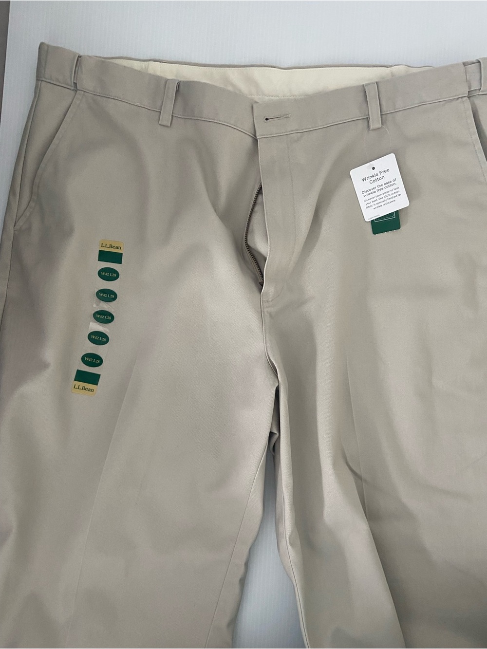 L.L. Bean Men's Chinos in Light Khaki
